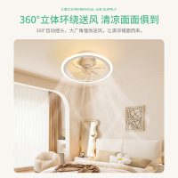 雷士照明吸顶风扇灯卧室餐厅家用隐形灯扇现代带电扇的灯 吊扇灯