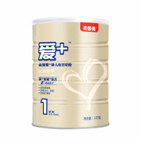 贝因美金装爱+婴儿配方奶粉1段一段1000g*罐装