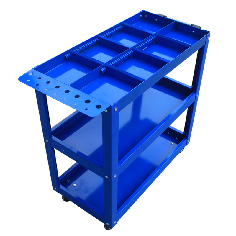 零件车汽修车间周转车搬运车装配数控刀具管理车豪华款带隔板加厚款