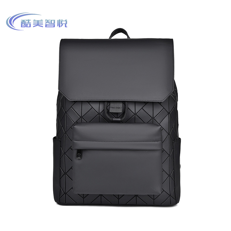 酷美智悦 休闲镭射背包黑色31*13*43cm KM-FZ124 个高清大图