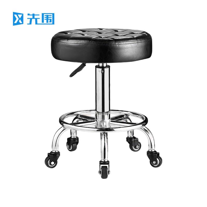 先围 圆凳 双轴承轮升降45-57cm 个高清大图
