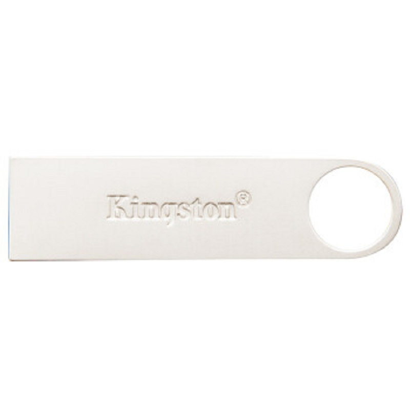 金士顿(Kingston)64GB USB3.0 U盘 DTSE9G2 读速100MB/s 银色 金属外壳高速读写
