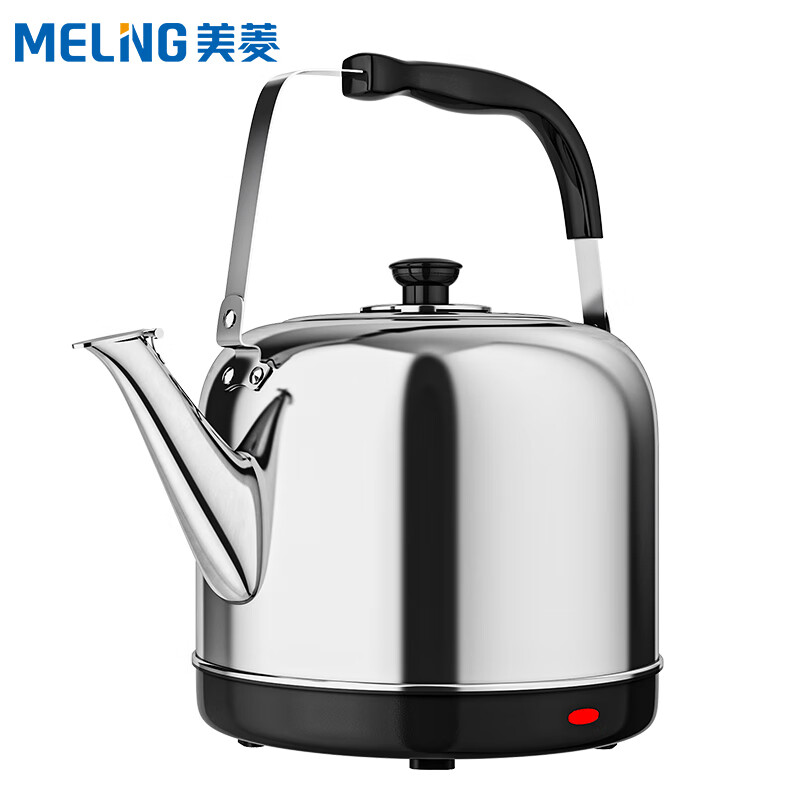 美菱(MELING)家用电水壶电热水壶304不锈钢办公室烧水壶5L大容量热水壶MH-A1550