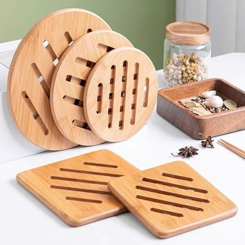 居萃缘 餐桌专用餐垫菜盘防烫耐高温隔热 图案颜色随机 一个高清大图