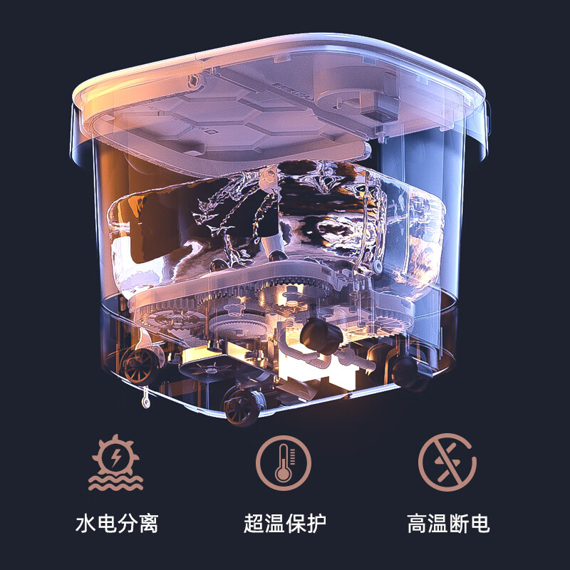 凯诗捷(KASJ) 泡脚桶自动按摩恒温加热 足浴盆T6高清大图