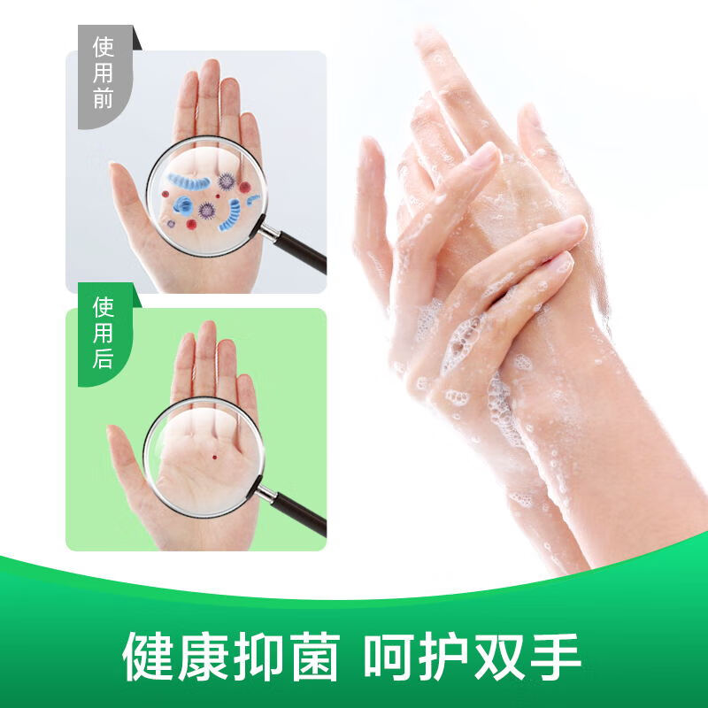 滴露(Dettol)健康抑菌洗手液500g瓶装 成人男女士儿童家用水洗洗手液 抑菌清洁 自然清新500g高清大图