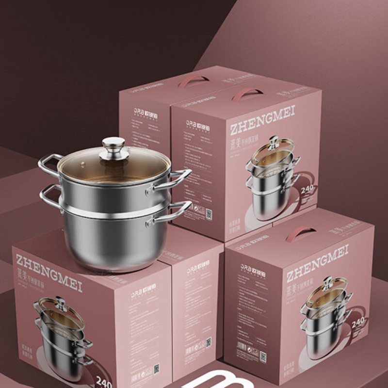 欧锐铂 蒸美蒸汤循环蒸汽两用锅 蒸锅 ORB-366