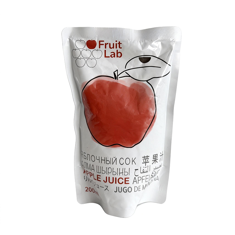 Fruit Lab哈萨克斯坦原装进口 儿童成人果汁饮品 纯苹果汁200ml*6高清大图
