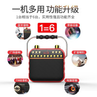 夏新（Amoi） 户外无线蓝牙音箱大音量广场舞超重低音炮随身便携迷你插卡老人收音机手提大功率充电音响