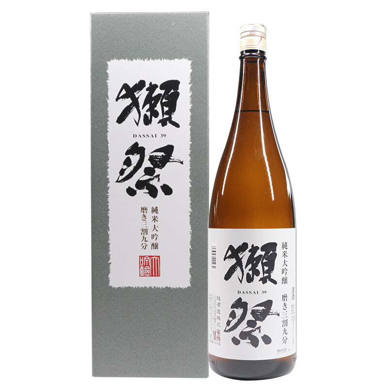【酒庄直通】獭祭清酒 日本原瓶原装进口清酒 米酒 纯米大吟酿清酒 獭祭39/三割九分 1800ml*1