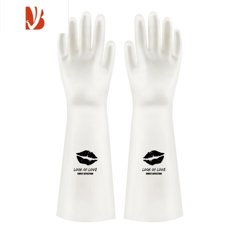 三维工匠耐用型丁腈手套女夏季干活家用厨房洗碗洗衣服防水薄款家务