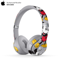 Beats Solo3 Wireless 米奇纪念款耳机 魔音 Beats降噪 带麦B跑步运动耳机-90周年新年特别版