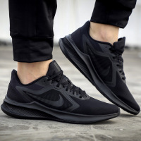 Nike耐克男鞋2021冬季新款运动鞋黑武士跑步鞋网面黑色鞋子