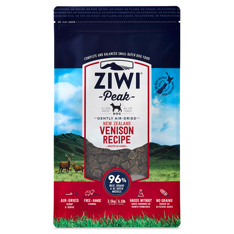 巅峰Ziwi Peak 鹿肉配方风干犬宠物食品 2.5kg
