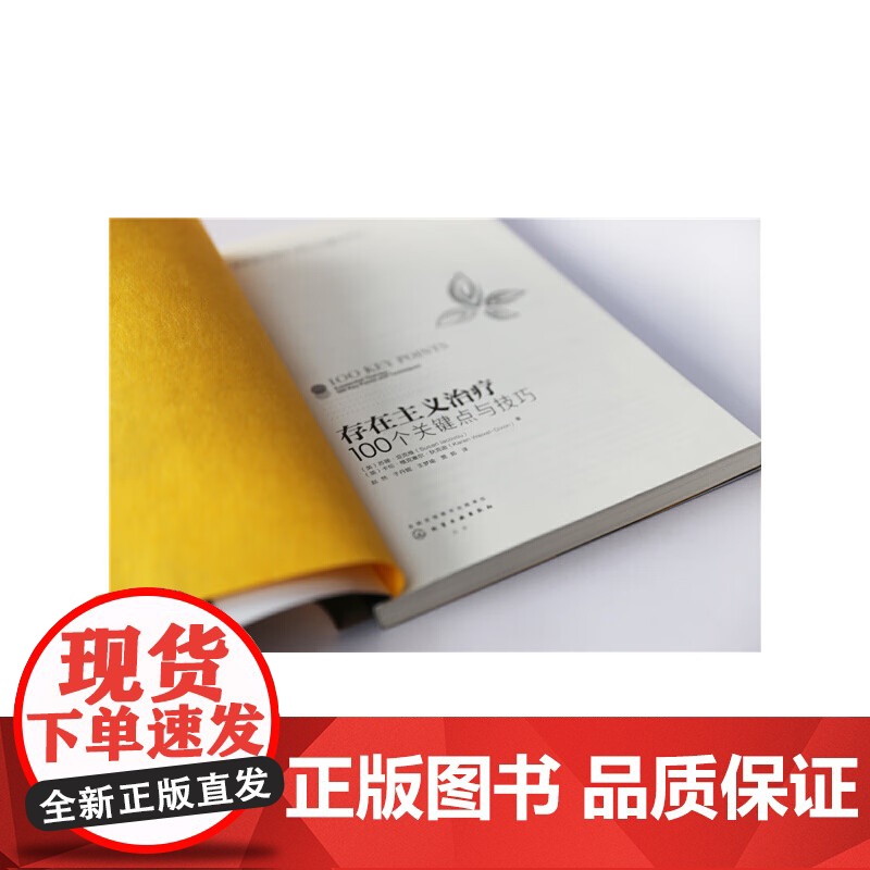 心理咨询与治疗100个关键点译丛 存在主义治疗 100个关键点与技巧 化学工业出版社高清大图