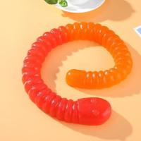 巨型蚯蚓软糖虫子软糖巨大软糖超大软糖毛毛虫软糖大超大胶皮糖【 蚯蚓（草莓+橙子72cm）