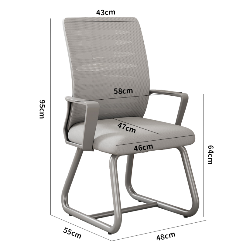 豫龙都办公椅Y4把高清大图