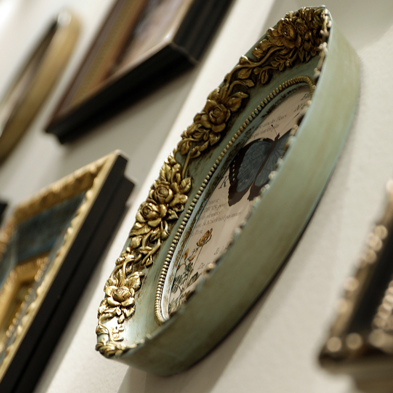 美式相框照片墙 家居装饰墙面装饰相框挂墙  相片架