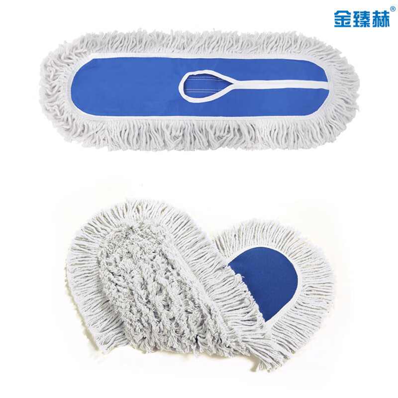 金臻赫 推棉纱拖把 酒店学校棉线拖把瓷砖大码拖把布平拖排拖尘推 110cm整套尘推高清大图