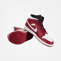 Air Jordan 1 美国直邮正品 Mid AJ乔1 男子经典高帮耐磨橡胶休闲运动篮球鞋