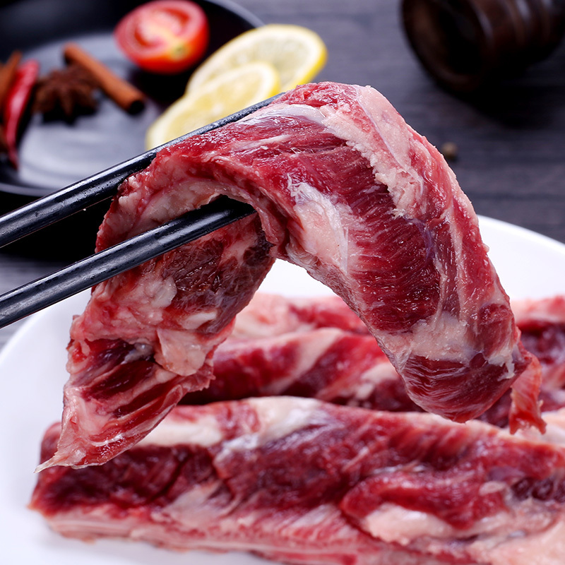 伊赛(yisai)谷饲牛肋条500g 国产生鲜牛肉