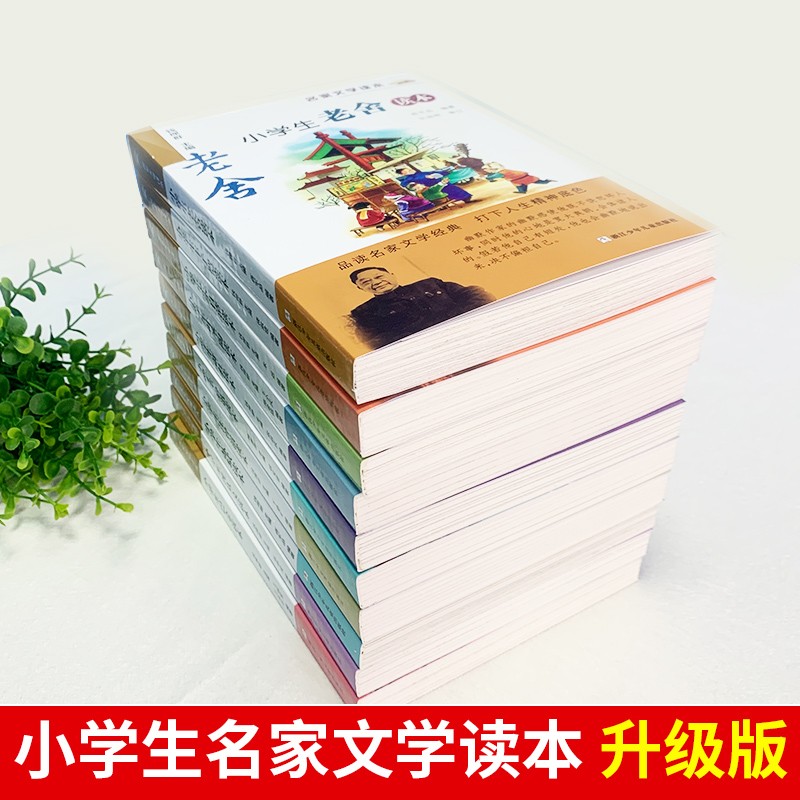 小学生丰子恺读本 [正版]任选 小学生名家文学读本全套鲁迅丰子恺汪曾祺老舍叶圣陶苏轼朱自清散文集7-14岁儿童文学三四五高清大图