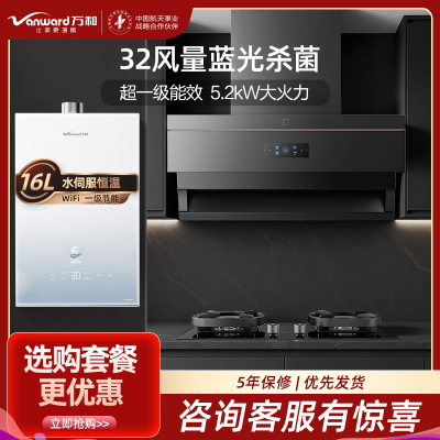 万和(Vanward)厨房三件套WL890+JZT-G6L50+16M6 PRO