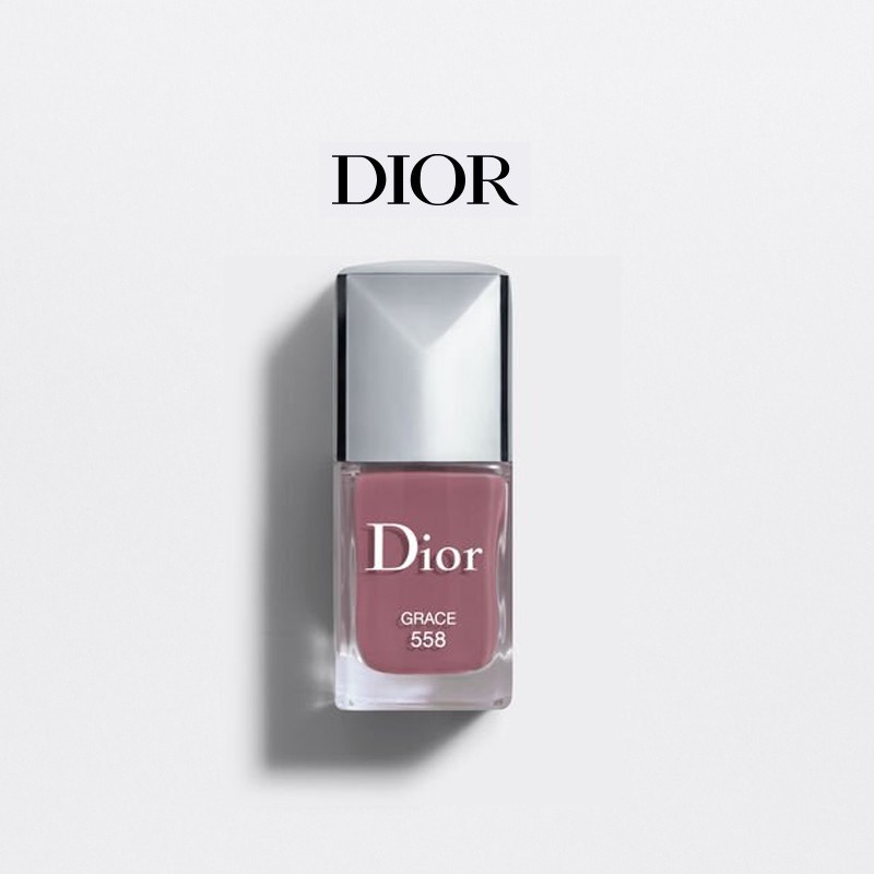 迪奥(Dior)指甲油炫亮持久滋养强韧打底显白美甲底油 558#玫瑰棕色