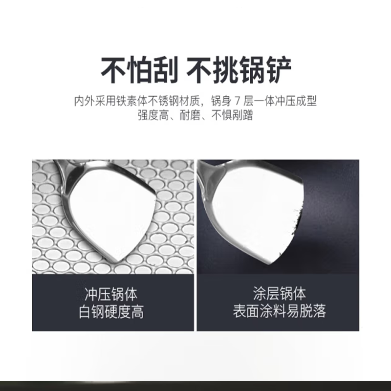 德博莱纳米精钢锅(彩盒款)DBL-056 32cm高清大图