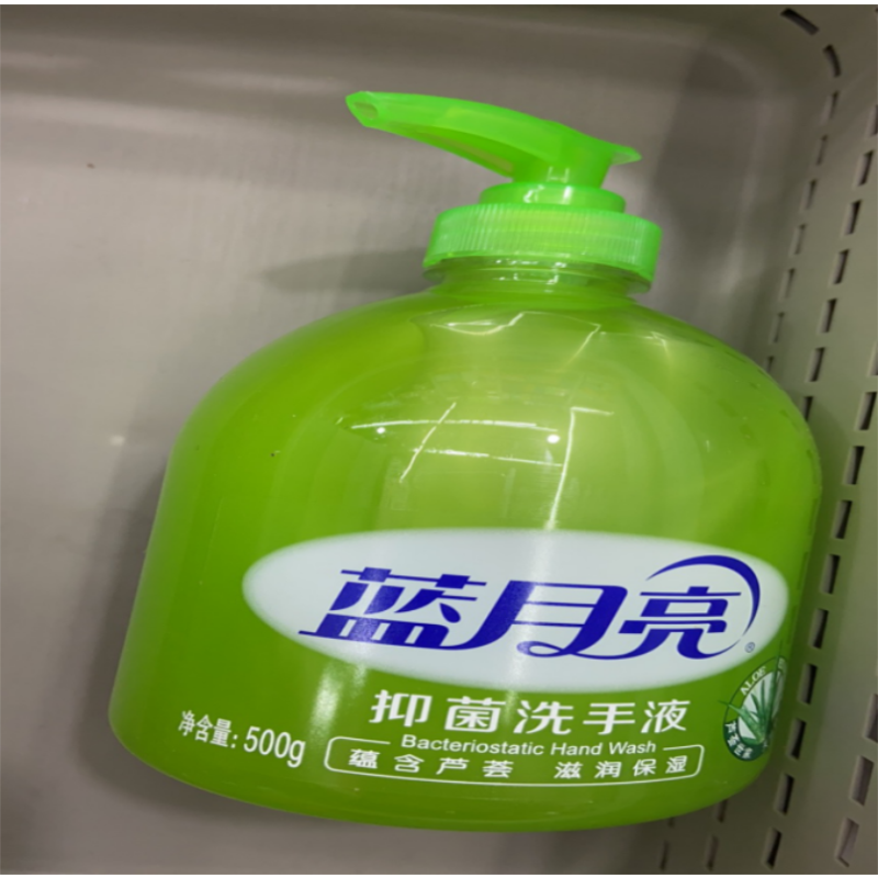 蓝月亮芦荟抑菌500g洗手液单位瓶
