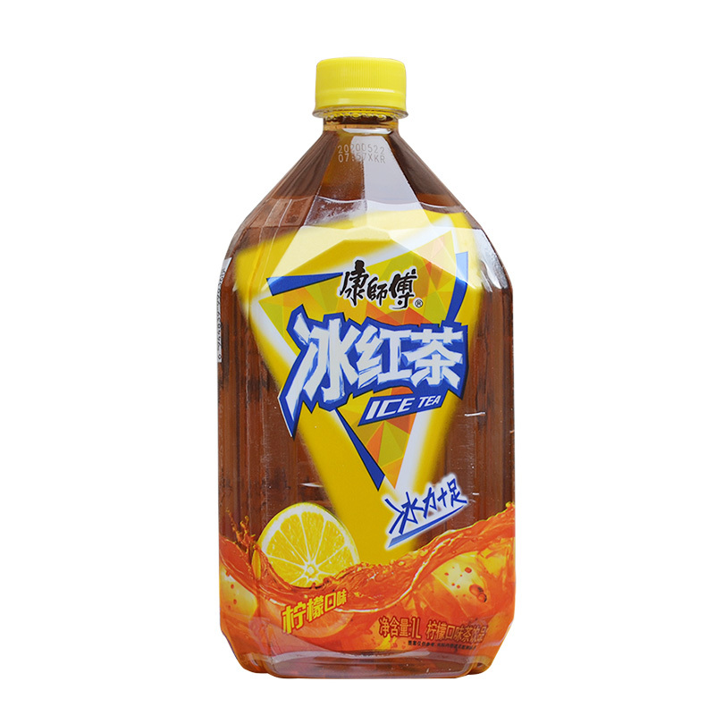 康师傅茶饮料 康师傅冰红茶大瓶1l*8瓶装柠檬味康师傅饮料【价格 图片