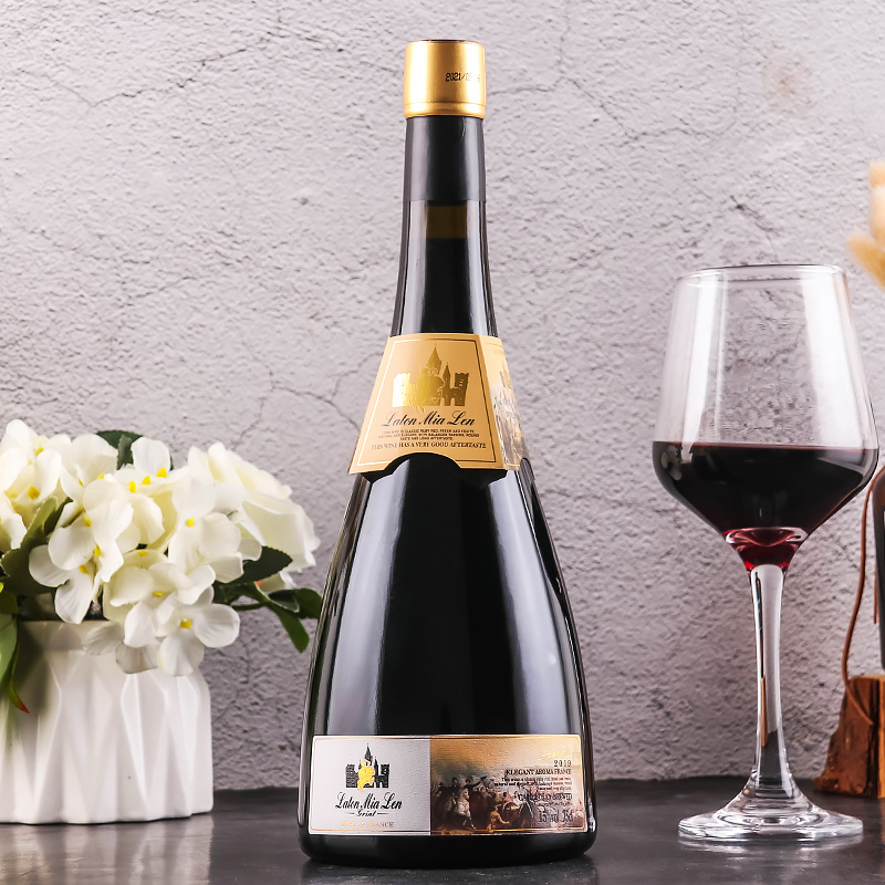 法国进口南部产区路易斯酒庄直供15%vol干红葡萄酒750ml*2瓶送礼袋开