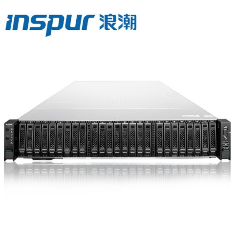 浪潮 2U机架式服务器NF5280 M5(至强4210*2/32G*2/4TB*3/RAID 2GB PM8060/550W*2/双千双万/导轨)