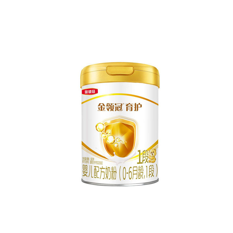 伊利(YILI)金领冠育护婴儿配方奶粉 1段(0-6个月适用) 900g罐装(新旧包装随机发货)高清大图