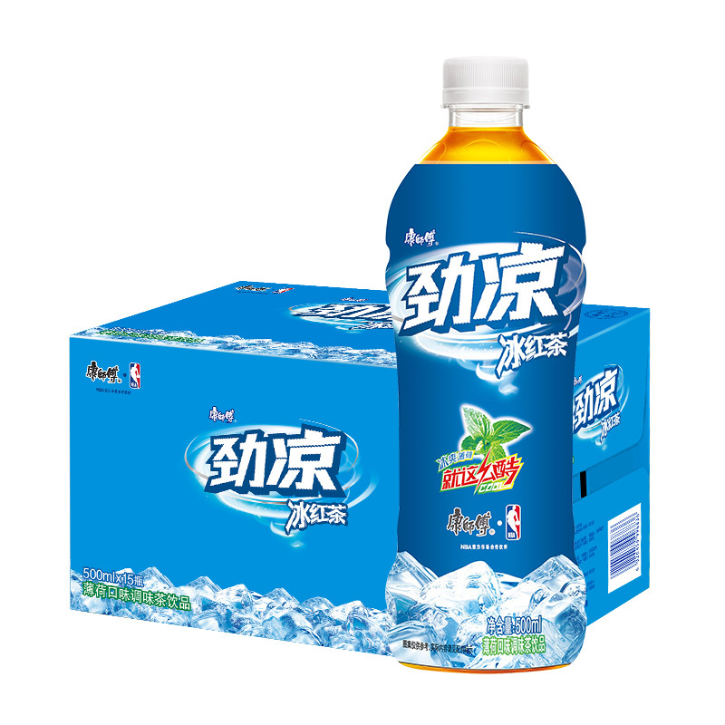 康师傅劲凉冰红茶500ml15瓶整箱装