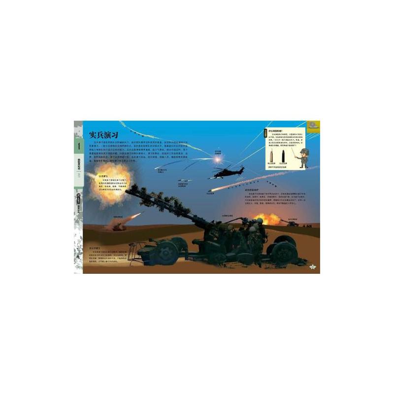 中国儿童地图百科全书 走遍世界 [正版]童书 中国儿童军事百科全书动物植物太空兵器武器百科全书 枪械战争类数学科普书籍6