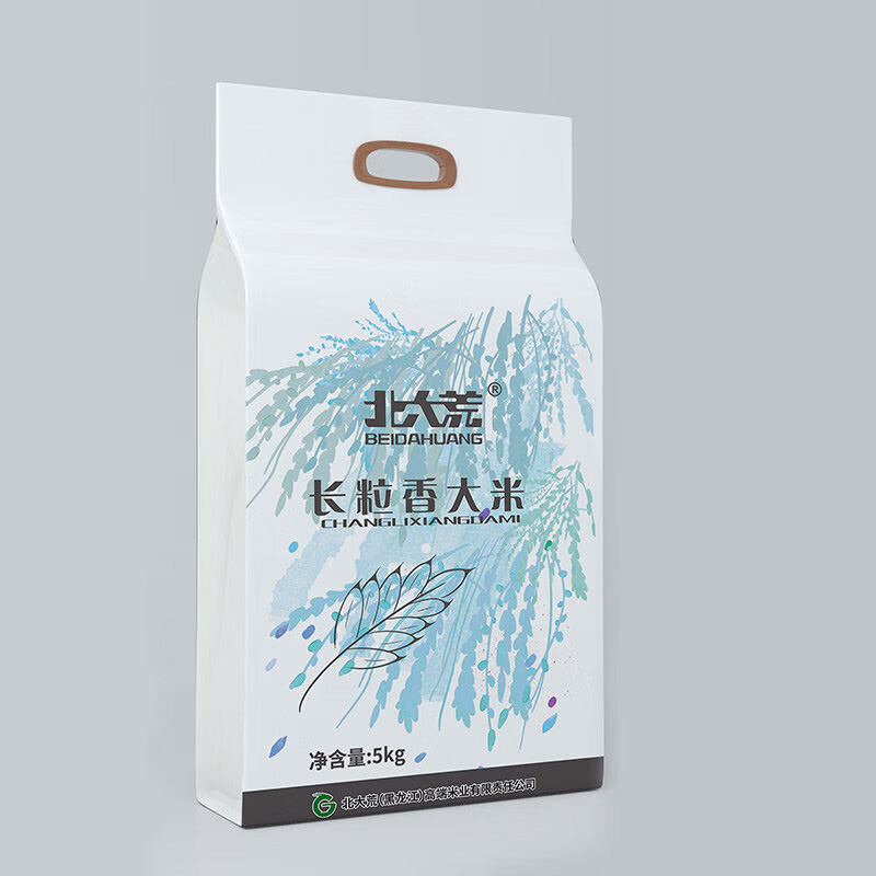 北大荒大米5kg颗粒饱满饭粒油亮柔韧绵软长粒香大米xbH9764高清大图