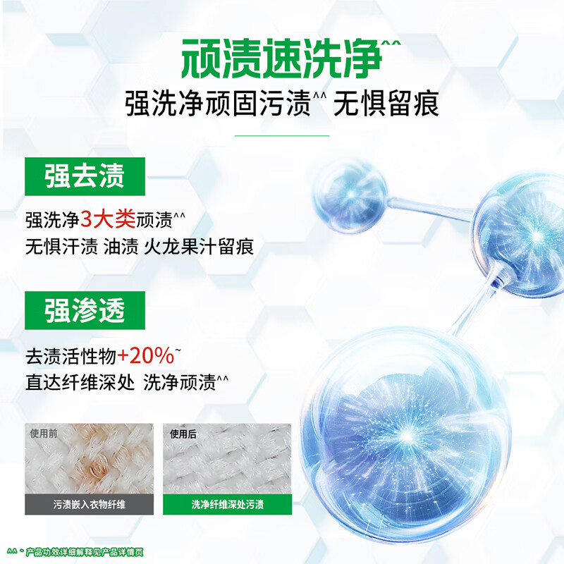 碧浪专业抗菌洗衣液高效除螨草本清新700g高清大图
