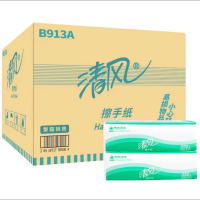 清风B913A擦手纸加厚洗手间酒店商用1箱[200抽/包*20包/箱]