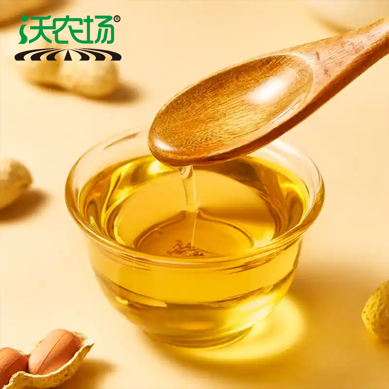 沃农场一级花生油5L/桶高清大图