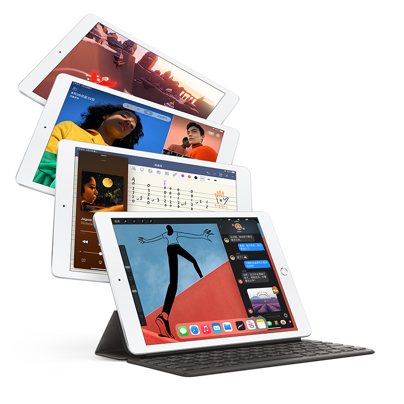 2020新款 Apple iPad 10.2英寸 32G(Wi-Fi + Cellular)平板电脑 MYMX2CH/A 银色