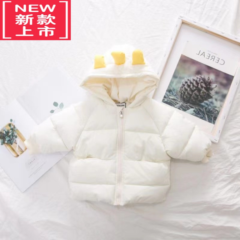 可莉允男女童冬季外套2020女宝宝韩版加厚棉衣中小童棉服会动的翅膀棉袄