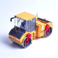 凯迪威压路机模型 合金仿真压双杠路机模型玩具车模 1:50合金工程车625041