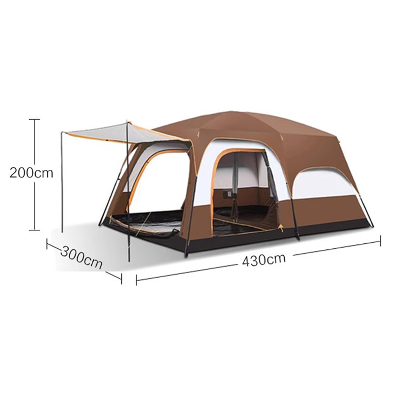 原环 露营帐篷 顶 430*300*200cm（8-12人）