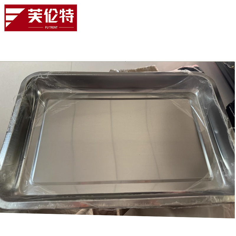 芙伦特 厨房电器配件 商用不锈钢碗家用食堂不锈钢加厚方盘蒸饭盘 FLT-GT-ZFP高清大图