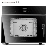 卡士(COUSS) 电烤箱 CO-960S 60L商用热风炉烘烤 喷雾蒸汽加湿 4层同烤 电子触屏操控智能大容量
