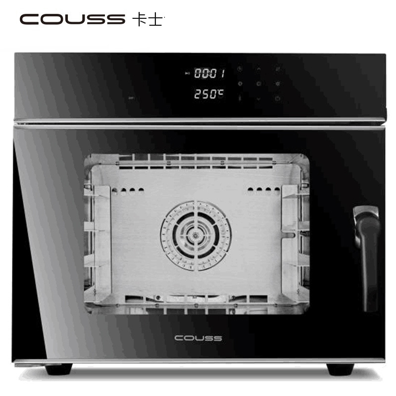 卡士(COUSS) 电烤箱 CO-960S 60L商用热风炉烘烤 喷雾蒸汽加湿 4层同烤 电子触屏操控智能大容量