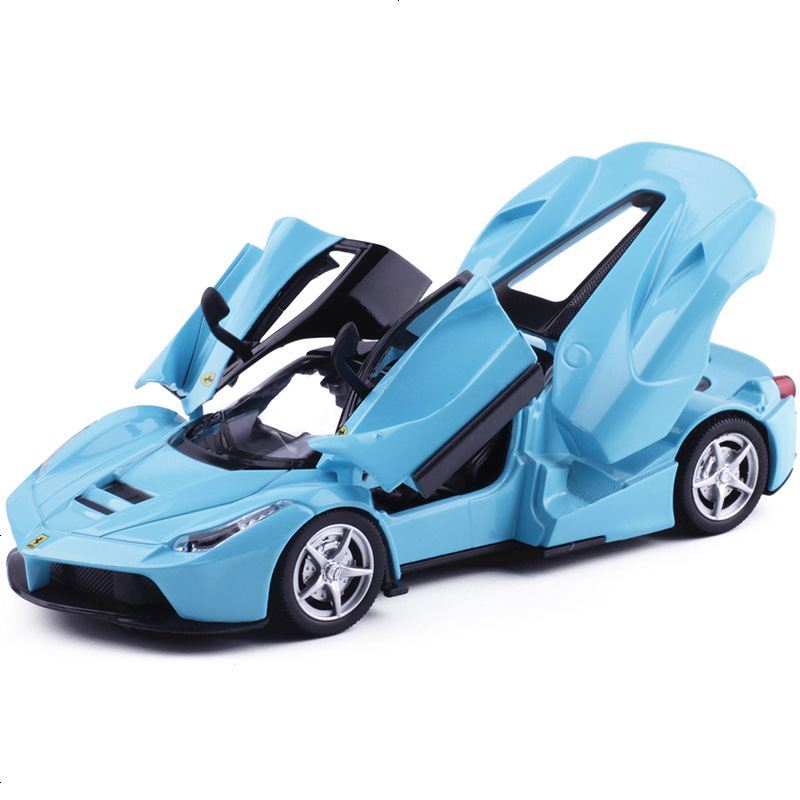 132仿真汽车模型玩具车跑车合金车儿童玩具盒装