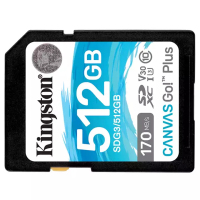 金士顿(Kingston)SD卡 512GB U3 V30 读170MB/s写90MB/s支持4K录制相机存储卡内存卡