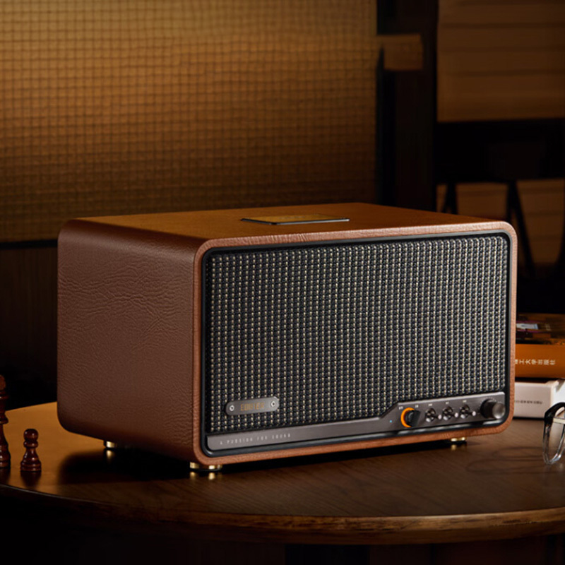 漫步者蓝牙音箱音质稳定木质箱体音效清晰S300(颜色随机)高清大图